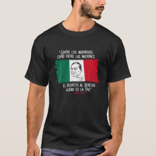 Camiseta Benito Juarez Mexicano Bandeira do Orgulho México 