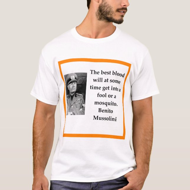 Camiseta Benito Mussolini (Frente)