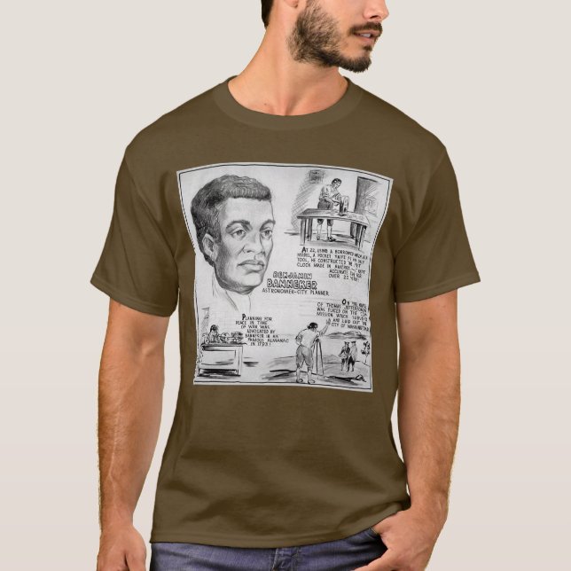 Camiseta Benjamin Banneker: Cientista Negro e Revolucionári (Frente)