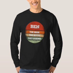Camiseta Benjamin Ben O Homem O Mito A Lenda