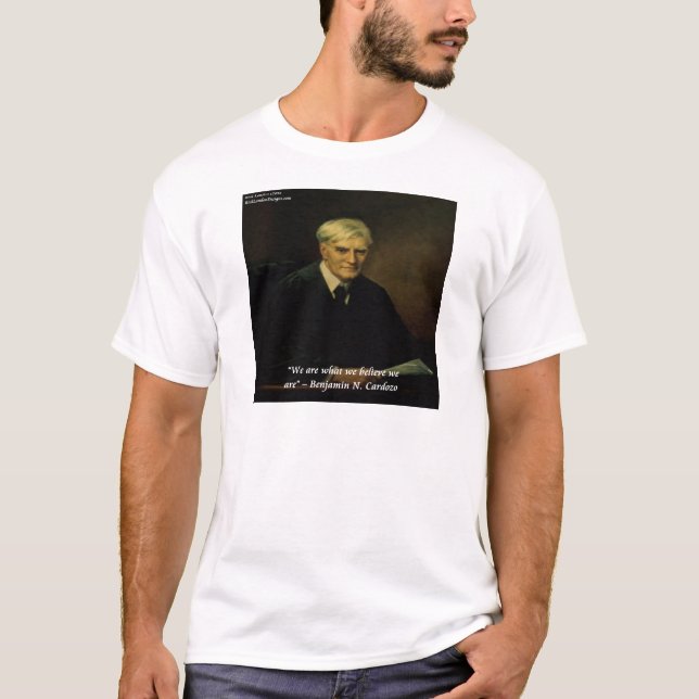 Camiseta Benjamin Cardozo "Quem Nós Somos" Citação (Frente)