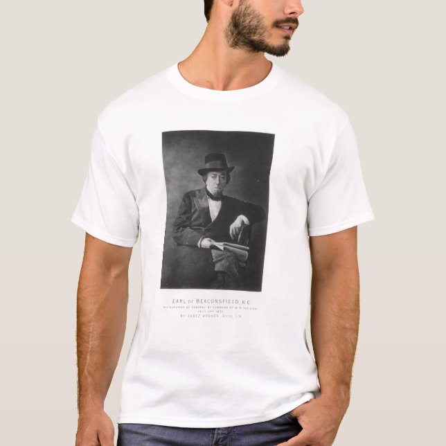 Camiseta Benjamin Disraeli, ø conde de Beaconsfield (Frente)