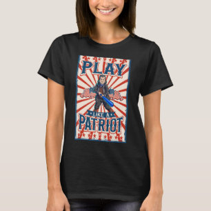 Camiseta Benjamin Franklin 4 de julho Mulheres Homens U Ame