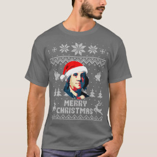 Camiseta Benjamin Franklin Felry Christmas