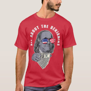 Camiseta Benjamin Franklin tem piada sobre os Benjamins