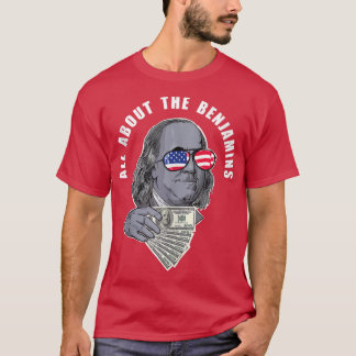 Camiseta Benjamin Franklin tem piada sobre os Benjamins