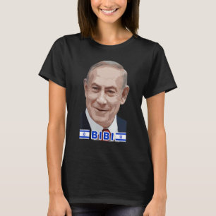 Camiseta Benjamin Netanyahu Bibi Primeiro Ministro de Estad