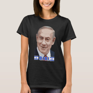 Camiseta Benjamin Netanyahu Bibi Primeiro-Ministro do Estad