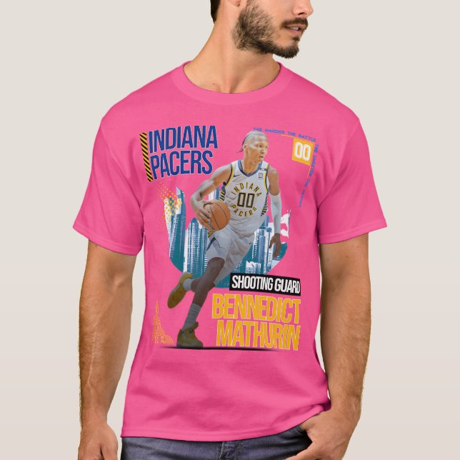 Camiseta Bennedict Mathurin Basball Art Pacers 2 (Frente)