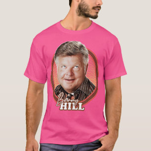 Camiseta Benny Hill 70s Design do ventilador retrô