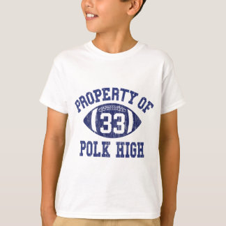 Camiseta Bens Do Polk High Football 33 Com Idade Não Maam