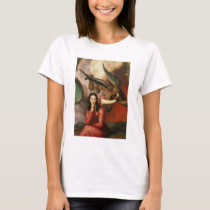 Camiseta Bens e o mal: o diabo que tenta uma jovem mulher,
