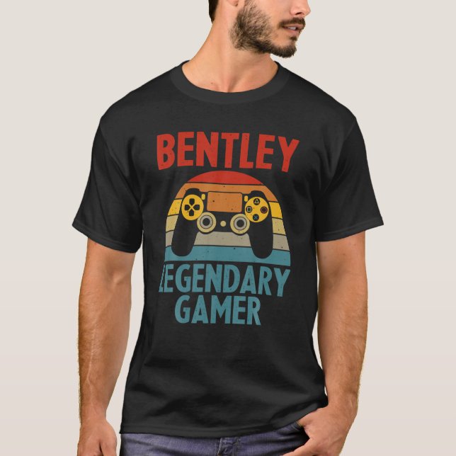 Camiseta BENTLEY Gift Name Personalizado Funny Gaming Geek  (Frente)