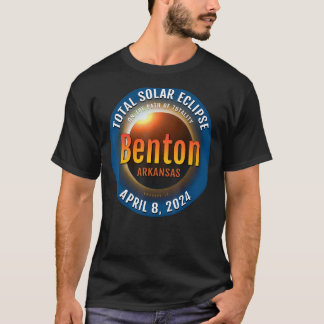 Camiseta Benton Arkansas AR Total Eclipse Solar 2024 3