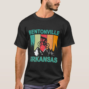 Camiseta Bentonville Arkansas Vintage Retro 70s Bicicleta d