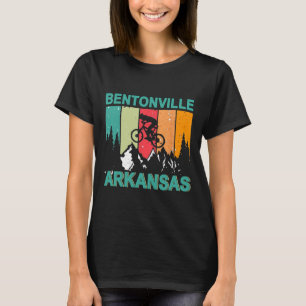 Camiseta Bentonville Arkansas Vintage Retro Anos 70 Bicicle