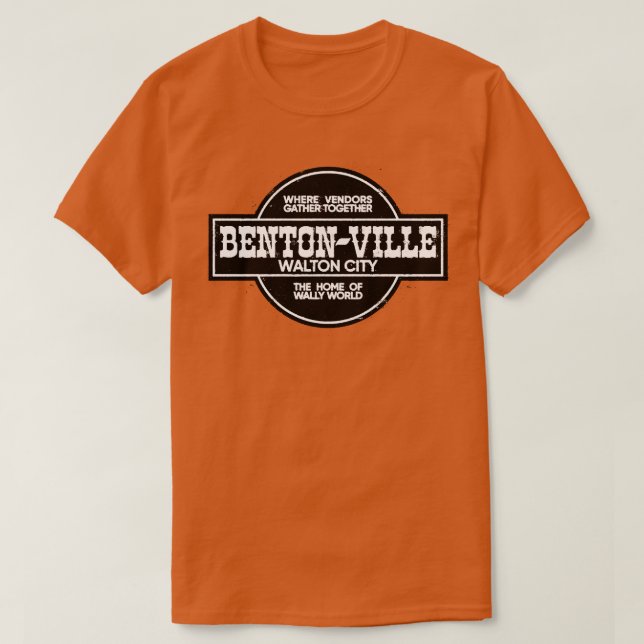 Camiseta Bentonville Walton City (Frente do Design)