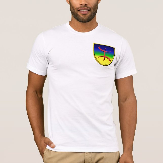 Camiseta berbere do blason (Frente)
