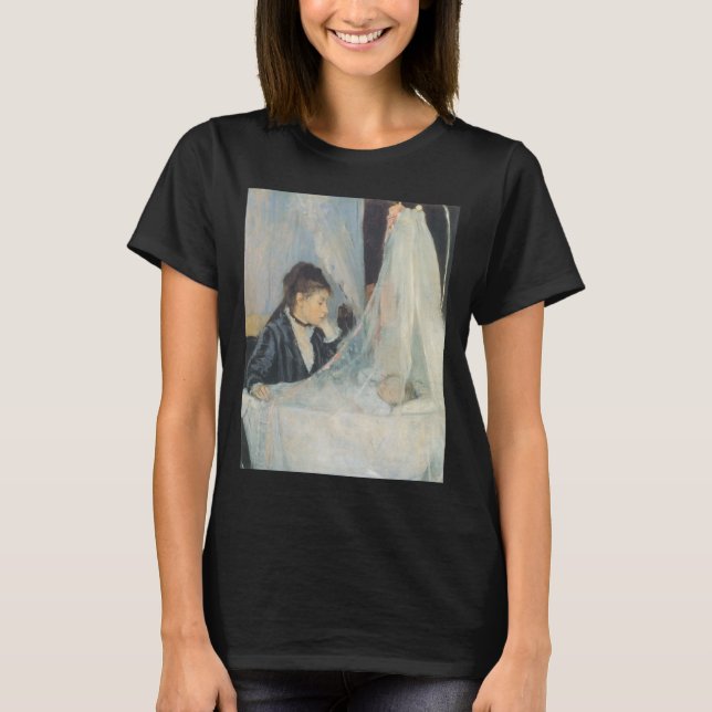 Camiseta Berço por Berthe Morisot, Impressionismo Antigo (Frente)