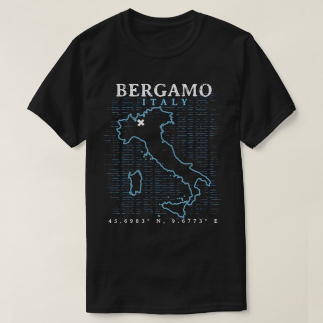 Camiseta Bergamo Itália (Frente do Design)