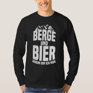 Camiseta Berge Und Bier Darum Caixa Ich Hier Oktoberfest Be