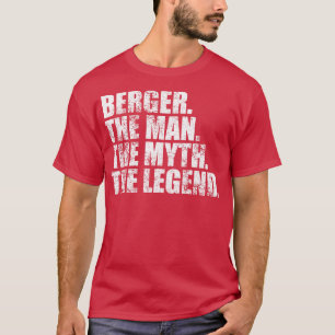 Camiseta Berger Família nome Berger Berger sobrenome Berger