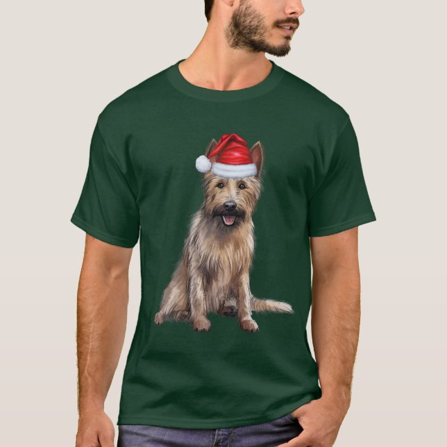 Camiseta Berger Picard Dog Lover Feliz Natal (Frente)