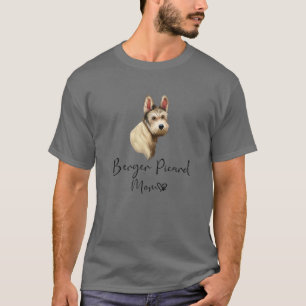 Camiseta Berger Picard Mãe Cute Puppy Dog Proprietário Berg