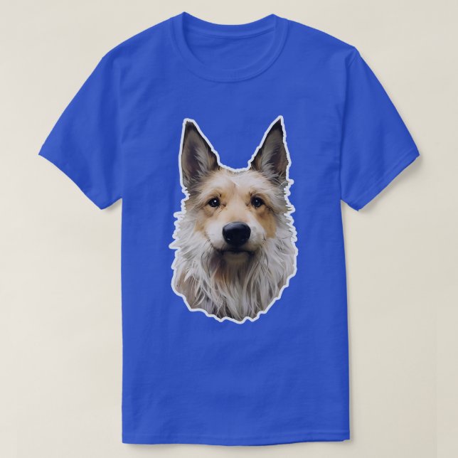 Camiseta berger Picard Shepherd dog (Frente do Design)