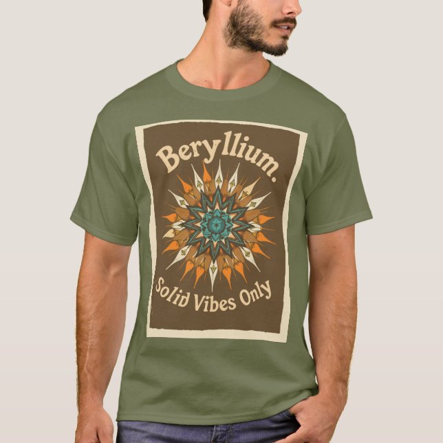 Camiseta Berílio: O Elemento da Força e da Luz (Frente)