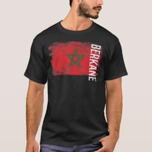 Camiseta Berkane Marrocos Bandeira para marroquinos Mulhere