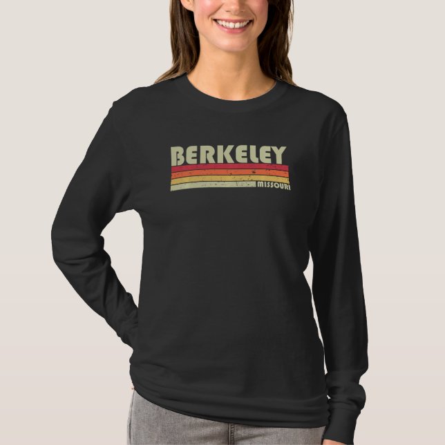 Camiseta Berkeley Mo Missouri Funny City Home Root Retro 7 (Frente)