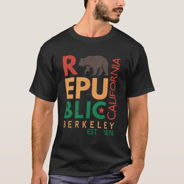 Camiseta Berkeley Product Republic Da Califórnia (Frente)