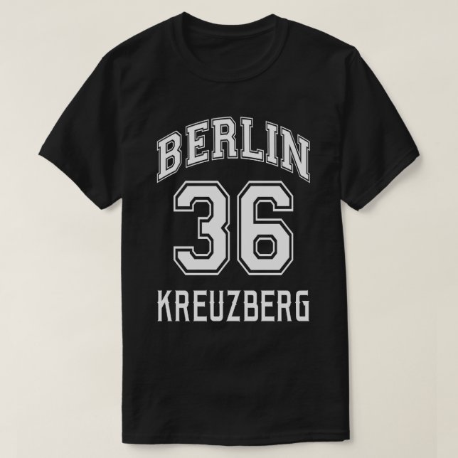 Camiseta Berlim 36 Kreuzberg: Nostalgia para a capa de (Frente do Design)