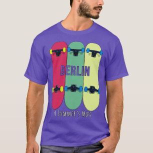 Camiseta Berlim a Summers Precisa Desenhar Skate