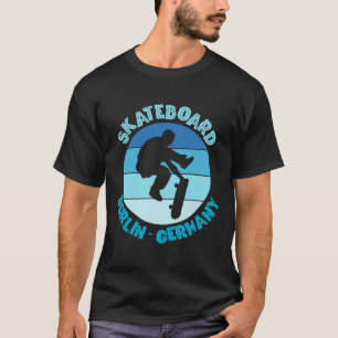 Camiseta Berlim Alemanha Skateboardista Urna Skate 