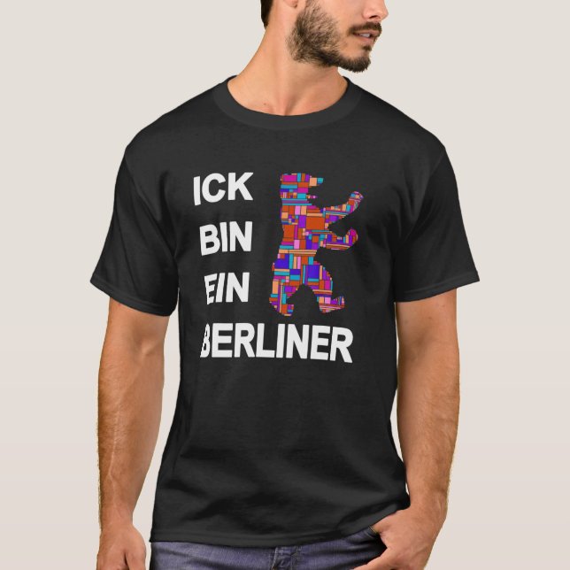 Camiseta Berlin Children's Berlin Bear - Ick Bin Ein Berlin (Frente)