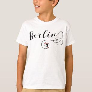 Camiseta Berlin Heart-Shirt, Alemanha, Bandeira de Berlim