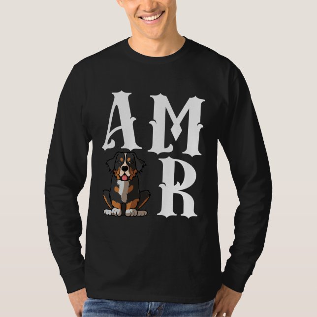 Camiseta Bermese Mountain Dog Love r (Frente)