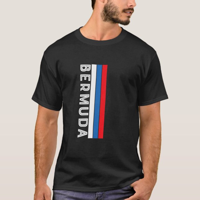 Camiseta Bermuda Flag Colors (Frente)