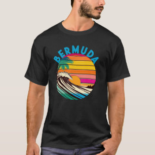 Camiseta Bermuda Retro 1980s Style Beach
