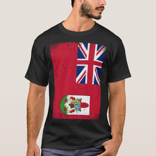 Camiseta Bermudan Flag Bermuda (Frente)
