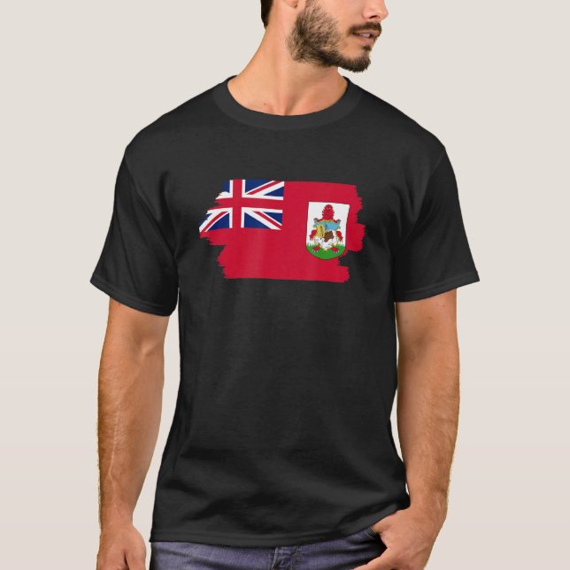Camiseta Bermudan Flag Bermudas (Frente)