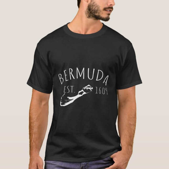 Camiseta Bermudas Est 1609 Ou (Frente)