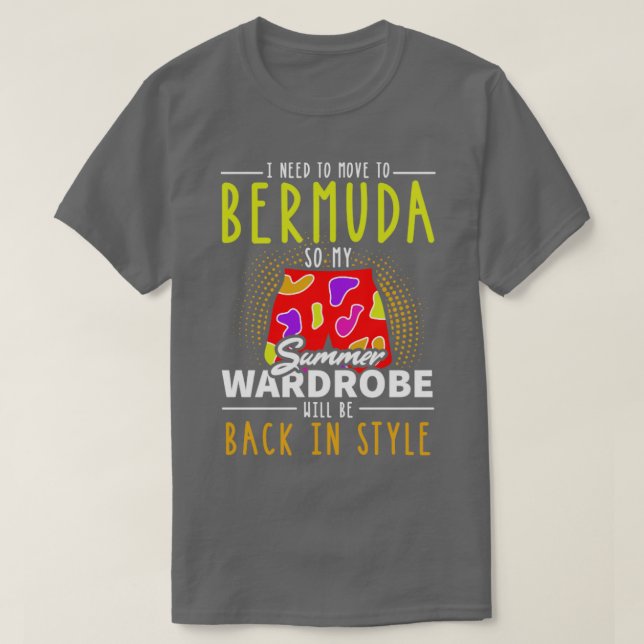 Camiseta Bermudas Shore Varsóvia de Volta ao Estilo (Frente do Design)