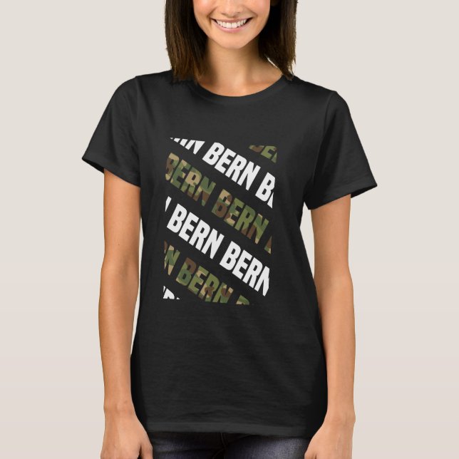 Camiseta Bern Camo - Camouflage Verde (Frente)