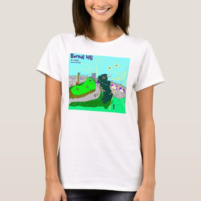 Camiseta Bernal Hill San Francisco (Frente)