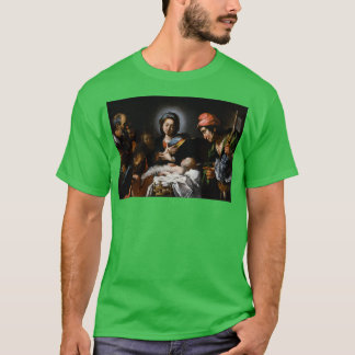 Camiseta Bernardo Strozzi Adoration of the Shepherds