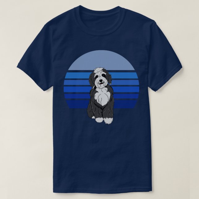 Camiseta Bernedle Retro Blue (Frente do Design)