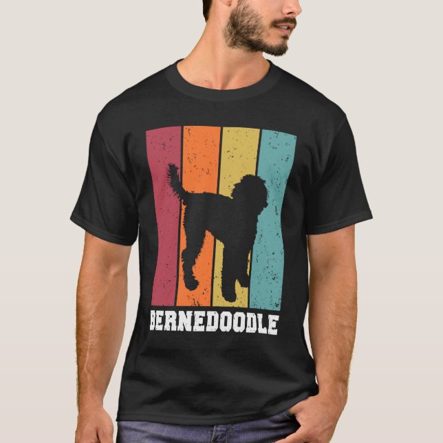 Camiseta Bernedoodle Antigo  2 (Frente)